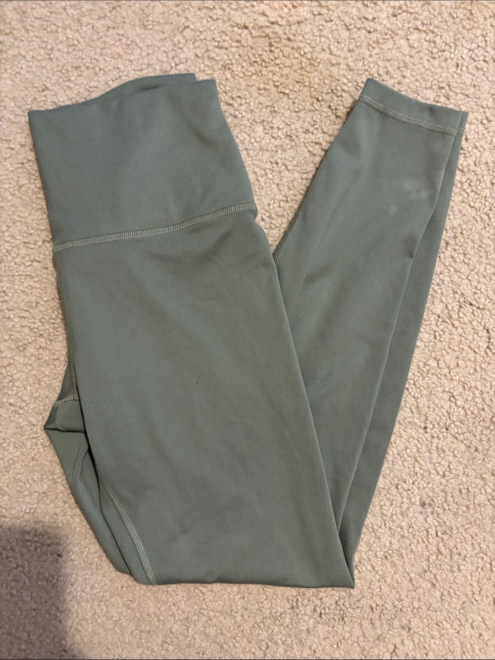 Gilly Hicks Hollister Olive Green High-Waist Leggings